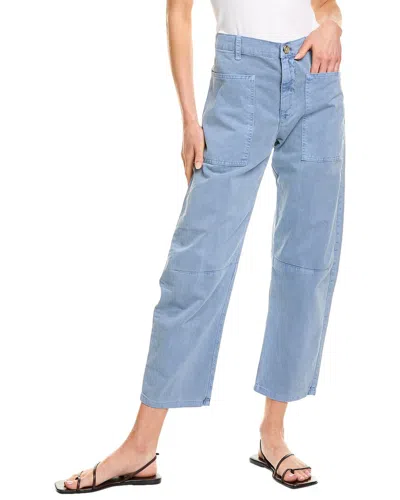 Velvet By Graham & Spencer Linen Pant In Blue