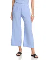 Velvet By Graham & Spencer Lola Linen Pants In Ceramic Blue