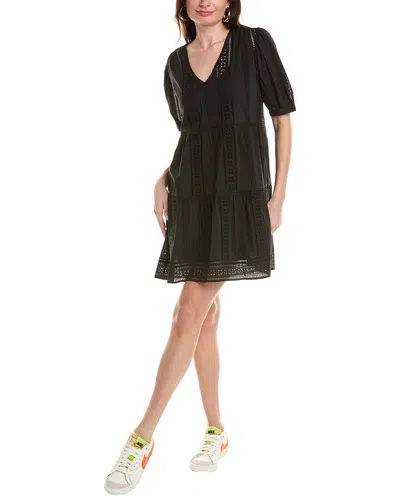 Velvet By Graham & Spencer Margaret Mini Dress In Black