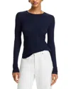 Velvet By Graham & Spencer Mauri Crewneck Tee In Navy