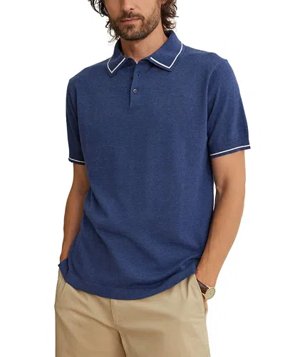Velvet By Graham & Spencer Orion Regular Fit Polo Shirt In Navy
