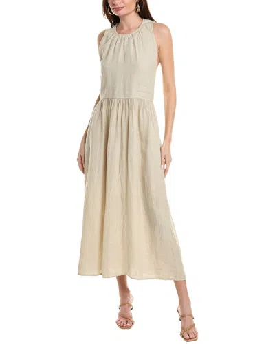 Velvet By Graham & Spencer Polly Linen Maxi Dress In Brown