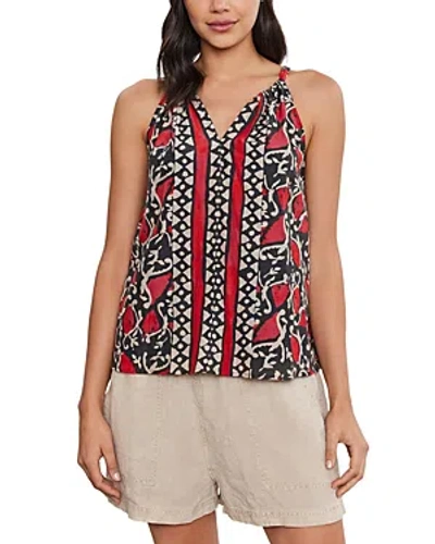 Velvet By Graham & Spencer Rhea Top In Red