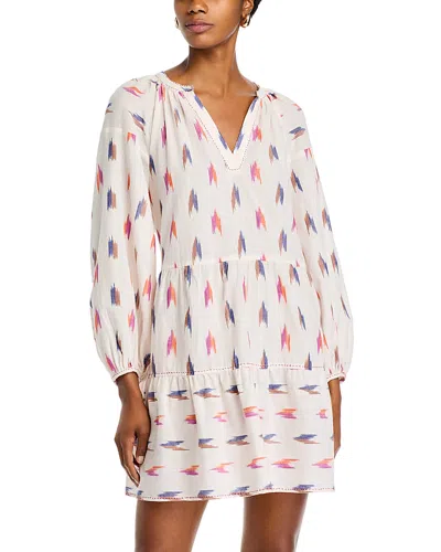 Velvet By Graham & Spencer Romee Long Sleeve Boho Dress In Cream