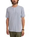 Velvet By Graham & Spencer Short Sleeve Henley In Capri
