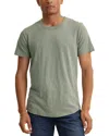 Velvet By Graham & Spencer Slub Knit Regular Fit Tee In Dillweed Green