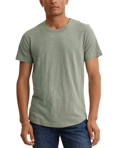 Velvet By Graham & Spencer Slub Knit Regular Fit Tee In Dillweed Green