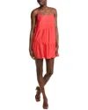 VELVET BY GRAHAM & SPENCER VELVET BY GRAHAM & SPENCER SUZIE SILK-BLEND MINI DRESS