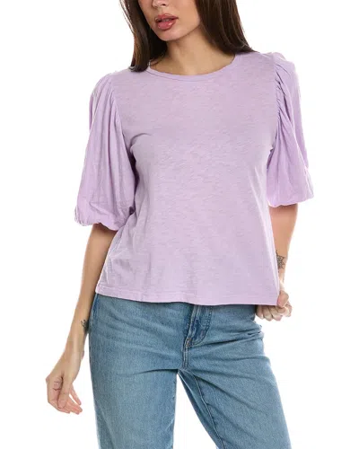 Velvet By Graham & Spencer Uma T-shirt In Purple