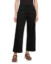 Velvet By Graham & Spencer Mya Cotton Canvas Pant In Vintage Black In Black