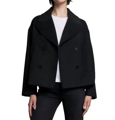 Velvet By Graham & Spencer Westwood Peacoat In Black