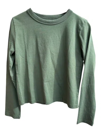 Velvet By Graham & Spencer Women's Susanna Long Sleeve Tee In Olive In Green