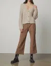 Velvet By Graham & Spencer Women's Vera Pant In Barley In Brown
