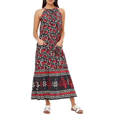 Velvet By Graham & Spencer Womens Printed Sleeveless Shift Dress