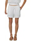 Velvet By Graham & Spencer Womens Sheer Linen Flat Front In White
