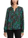 Velvet By Graham & Spencer Reeve Peasant Blouse In Multi In Multi