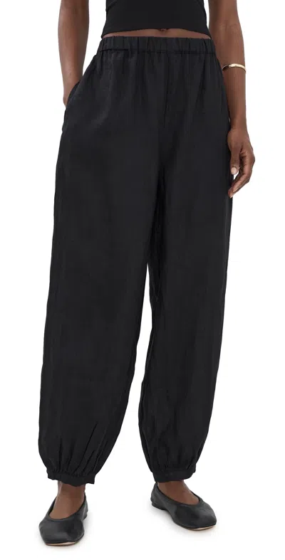 Velvet Camber Pants Black
