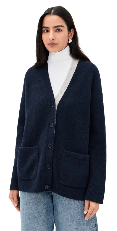 Velvet Cameron Cardigan Navy In Blue