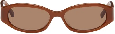 Velvet Canyon Brown Momentum Sunglasses In Chocolate