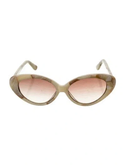 Pre-owned Velvet Canyon Cat-eye Gradient Sunglasses In Neutrals