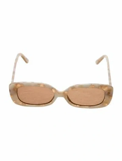 Pre-owned Velvet Canyon Oversize Tinted Sunglasses In Neutral