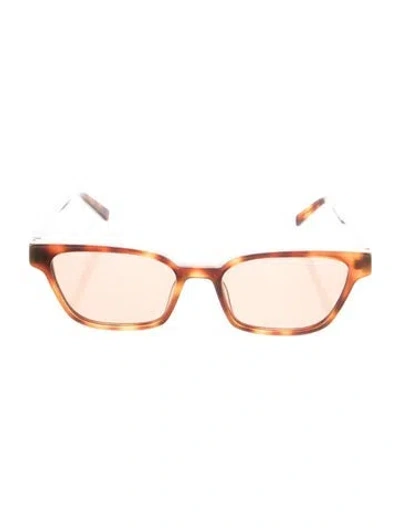 Pre-owned Velvet Canyon Square Tinted Sunglasses In Brown
