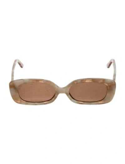 Pre-owned Velvet Canyon Square Tinted Sunglasses In Neutrals