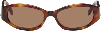 Velvet Canyon Tortoiseshell Momentum Sunglasses In Brown
