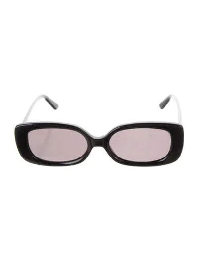 Pre-owned Velvet Canyon Zou Bisou Square Sunglasses In Black