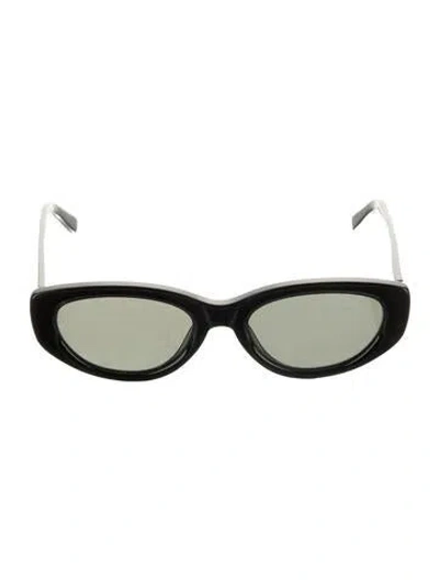 Pre-owned Velvet Canyon Zou Bisou Wayfarer Sunglasses In Black