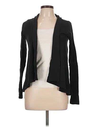 Pre-owned Velvet Cardigan Sweater In Black