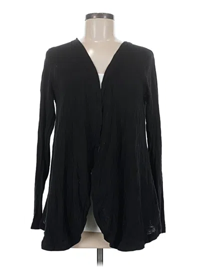 Pre-owned Velvet Cardigan Sweater In Black