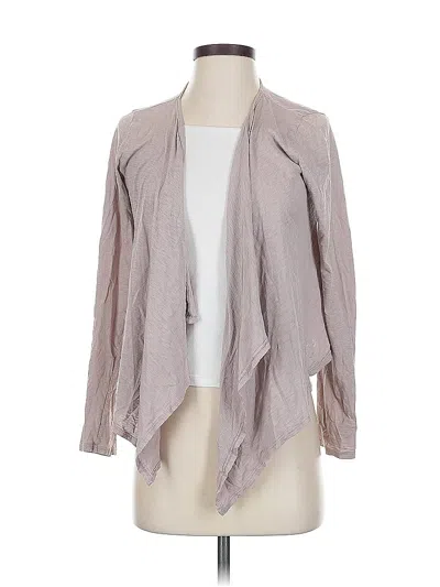 Pre-owned Velvet Cardigan Sweater In Pink