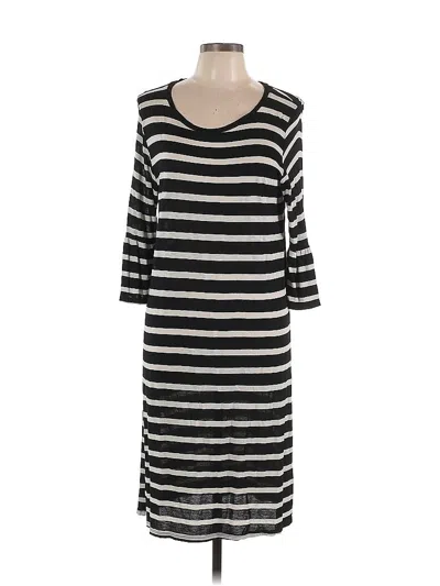 Pre-owned Velvet Casual Dress In Black