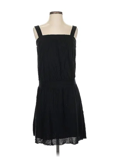 Pre-owned Velvet Casual Dress In Black