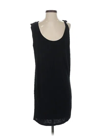 Pre-owned Velvet Casual Dress In Black