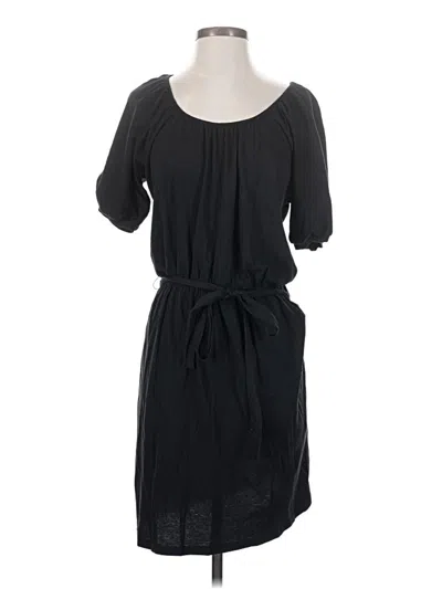 Pre-owned Velvet Casual Dress In Black