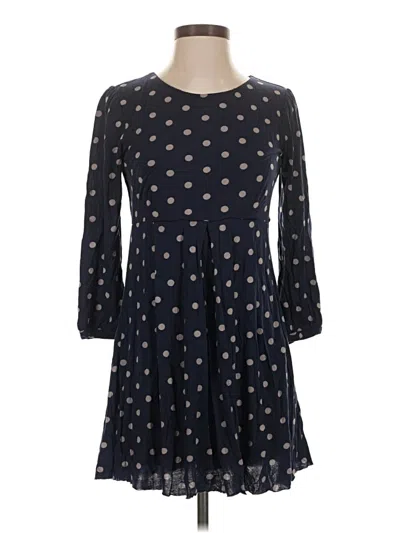 Pre-owned Velvet Casual Dress In Black