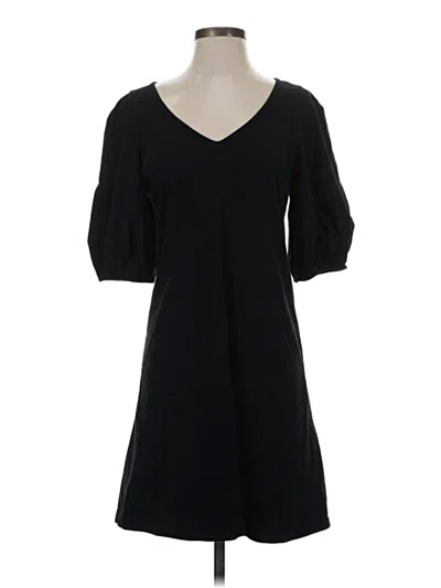 Pre-owned Velvet Casual Dress In Black