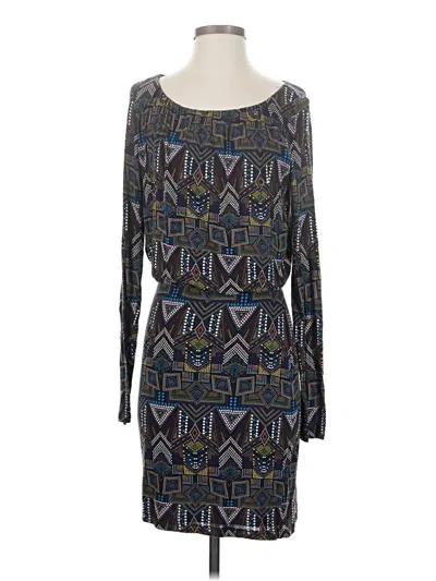 Pre-owned Velvet Casual Dress In Blue