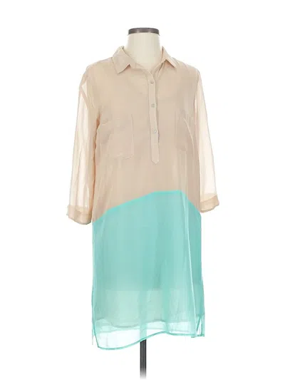 Pre-owned Velvet Casual Dress In Brown