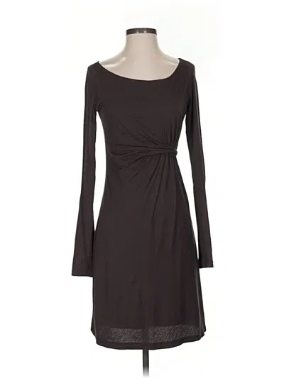 Pre-owned Velvet Casual Dress In Brown