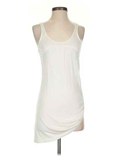 Pre-owned Velvet Casual Dress In White