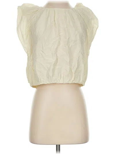 Pre-owned Velvet Casual Skirt In Ivory
