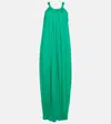 Velvet Maxikleid Cheyenne Aus Jersey In Green