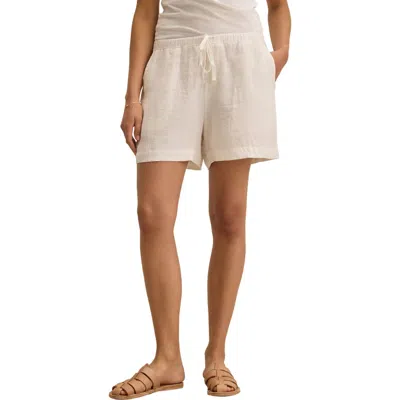 Velvet Cleowade Linen Shorts In Neutral