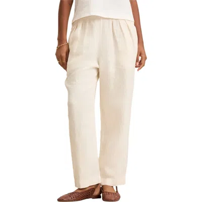 Velvet Cleowade Linen Wide Leg Pants In Neutral