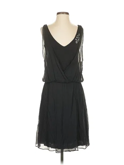 Pre-owned Velvet Cocktail Dress In Black