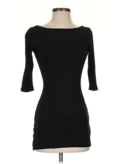 Pre-owned Velvet Cocktail Dress In Black
