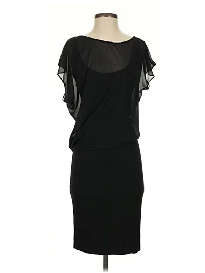 Pre-owned Velvet Cocktail Dress In Black